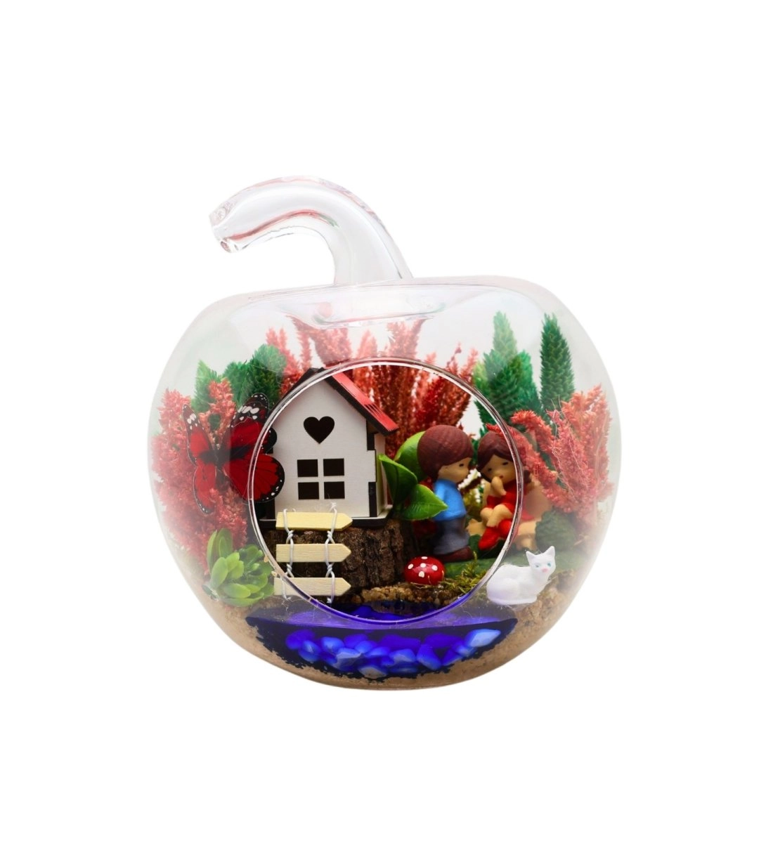 Eşinize Özel Dekoratif Küçük Elma Teraryum